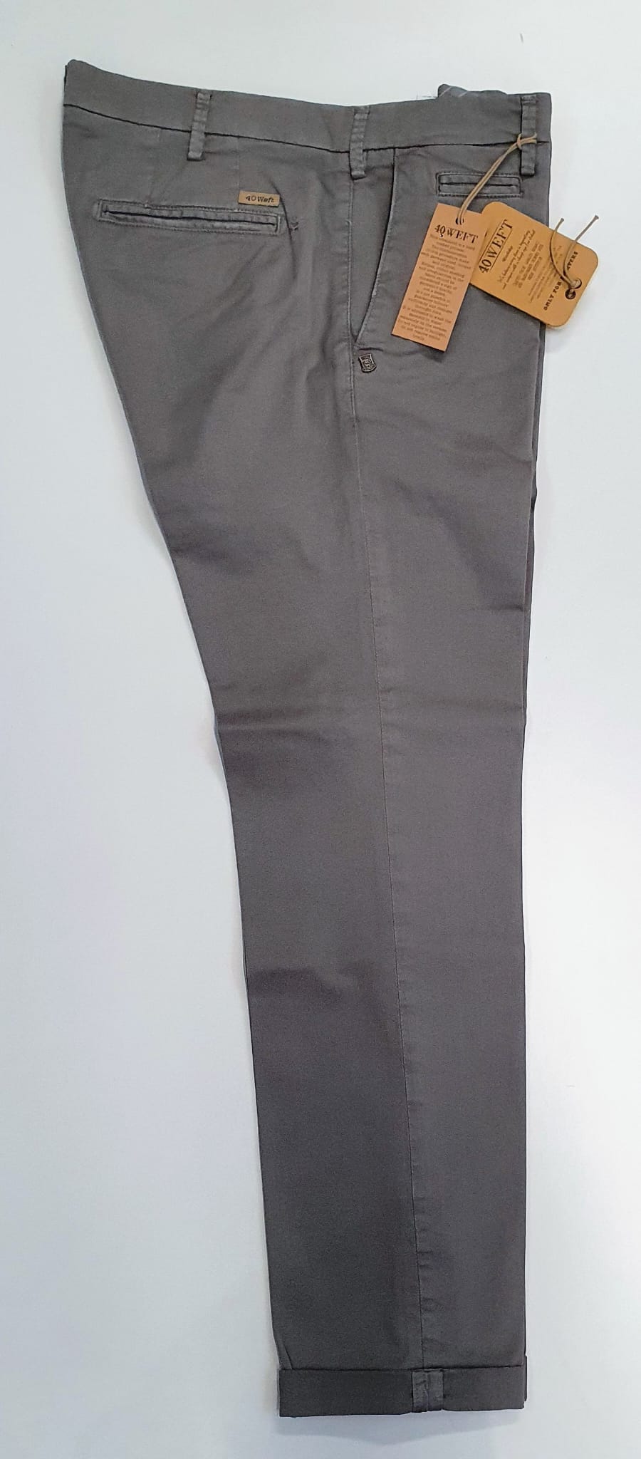40WEFT PANTALONE UOMO BILLY GRIGIO CHIARO