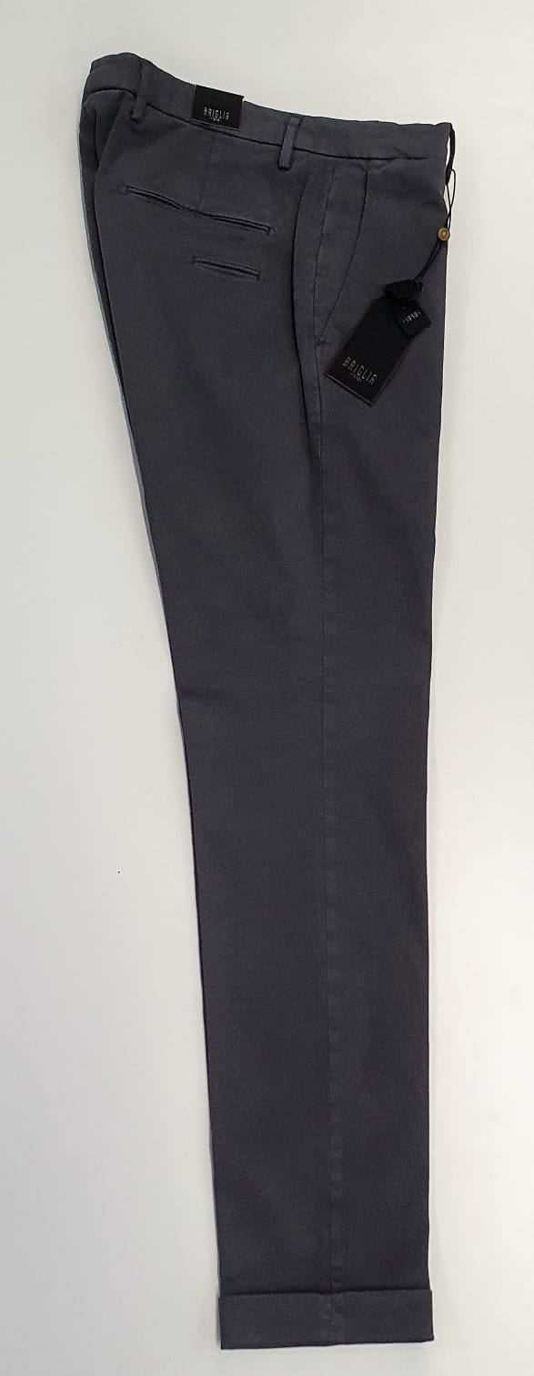 BRIGLIA PANTALONE UOMO TASCA AMERICA GRIGIO