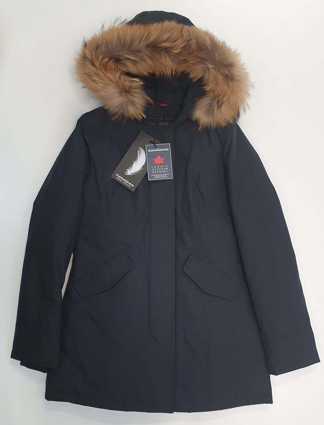 CANADIAN PARKA DONNA CON PELLICCIA FUNDY BAY BLU