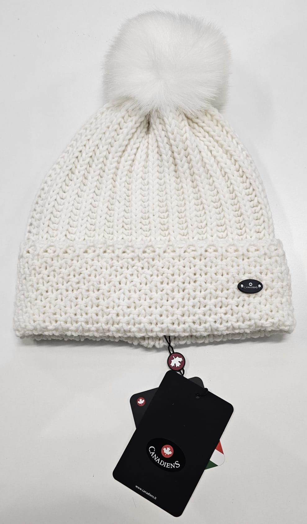 CANADIENS COPRICAPO DONNA PIXIE BIANCO