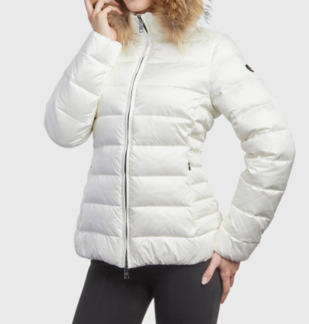 CANADIENS PIUMINO DONNA LISBETH 2 0 FUR BIANCO