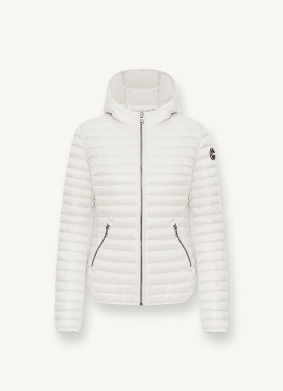 COLMAR PIUMINO SPORTIVO CON CAPPUCCIO BIANCO
