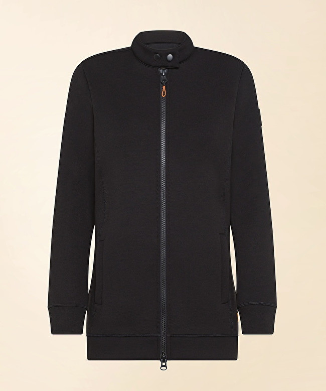 DEKKER GIACCA LUNGA IN SCUBA BERTA LONG NERO