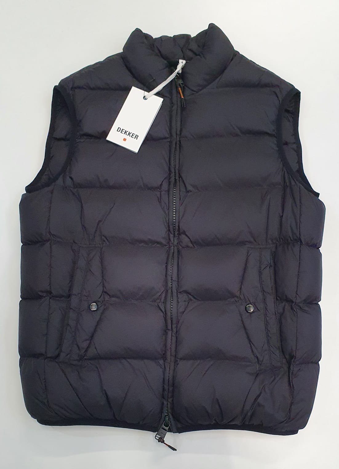 DEKKER GILET UOMO PORPOISE NY NERO