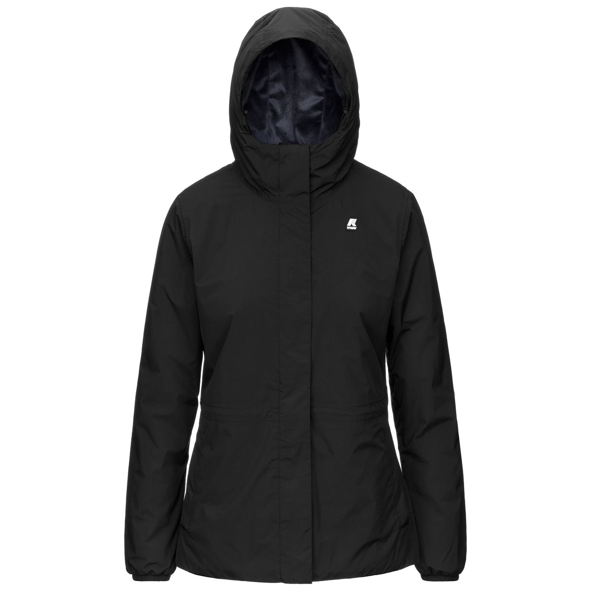 K-WAY DORALIE MICRO RIPSTOP MARMOTTA NERO