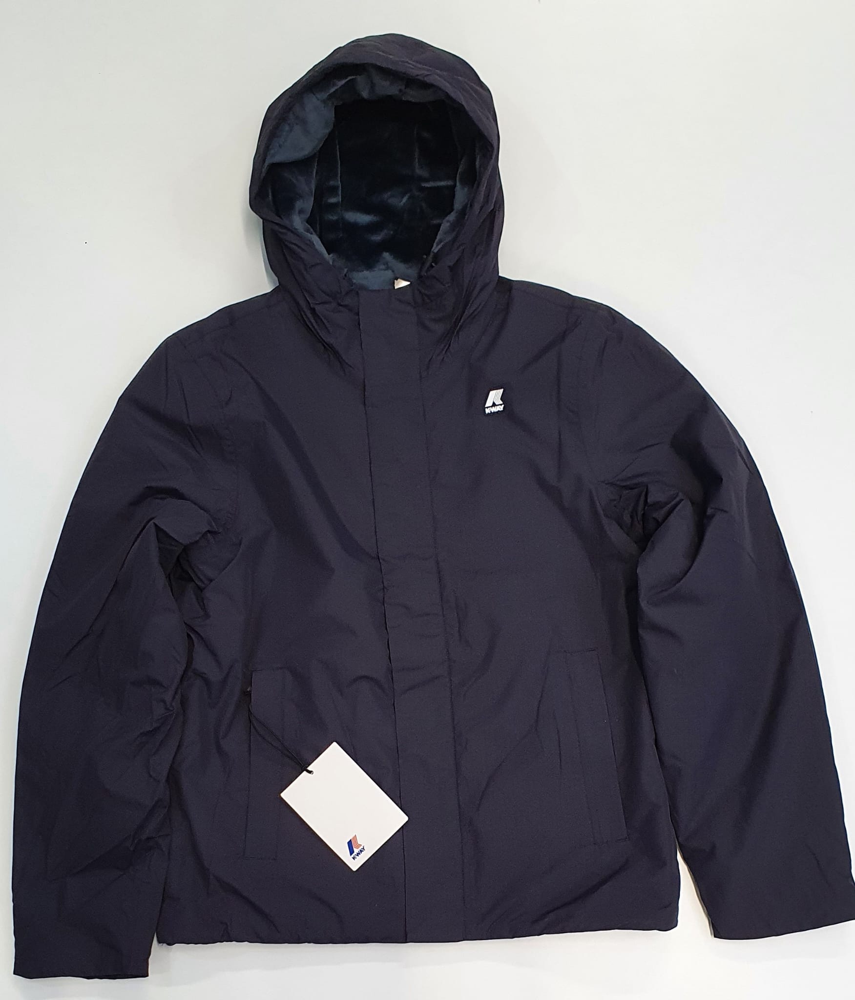 K WAY GIACCA UOMO JACK RIPSTOP MARMOTTA BLUE DEPTHS
