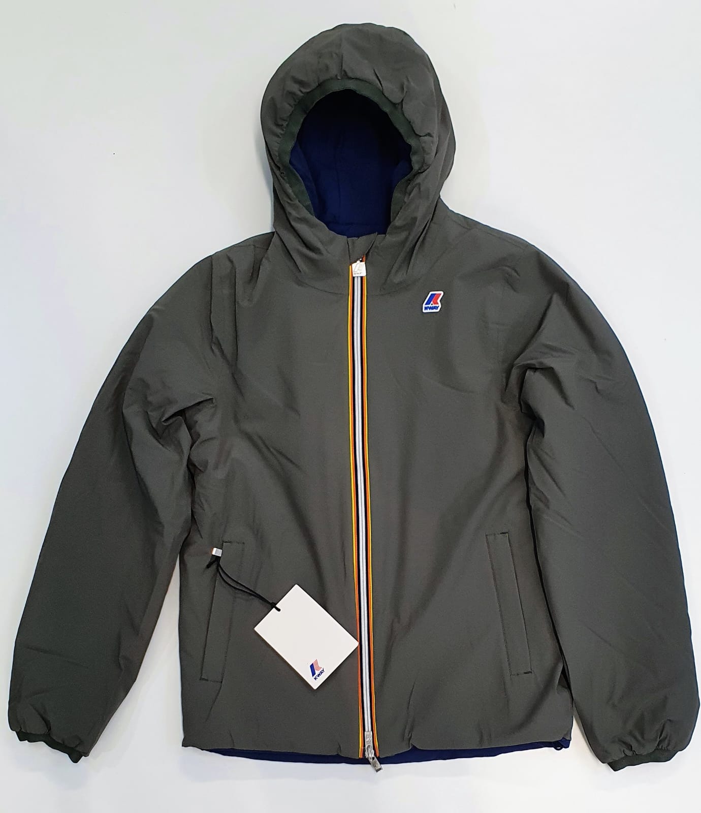 K WAY GIACCA UOMO JACQUES WARM DOUBLE VERDE
