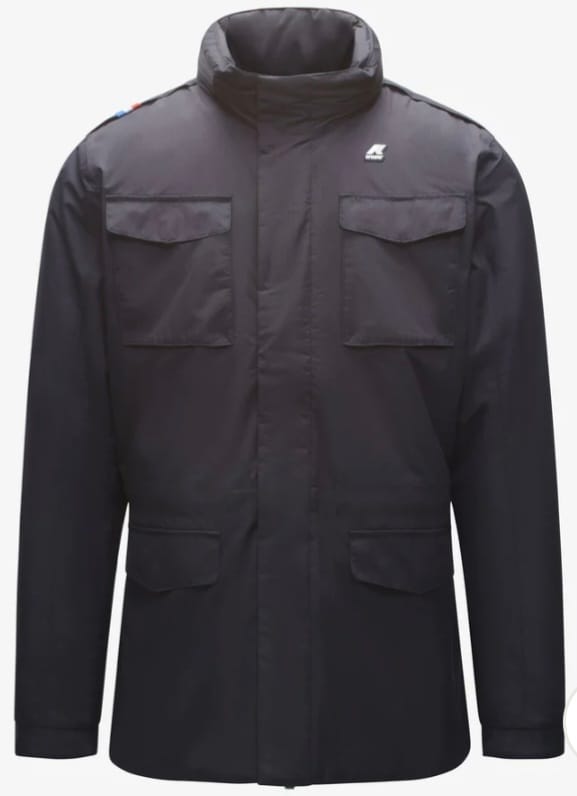 K WAY GIACCA UOMO MANFIELD RIPSTOP MARMOTTA BLUE