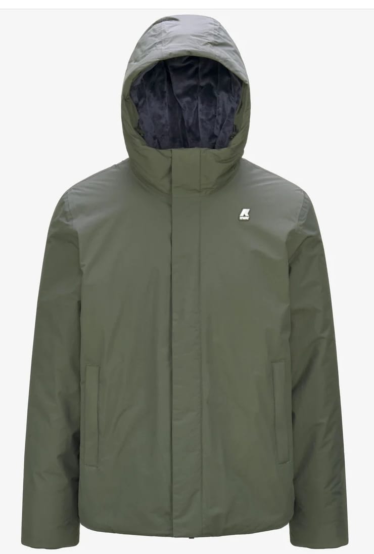 K WAY JACK RIPSTOP PRIME MARMOTTA GREEN B BLUE A