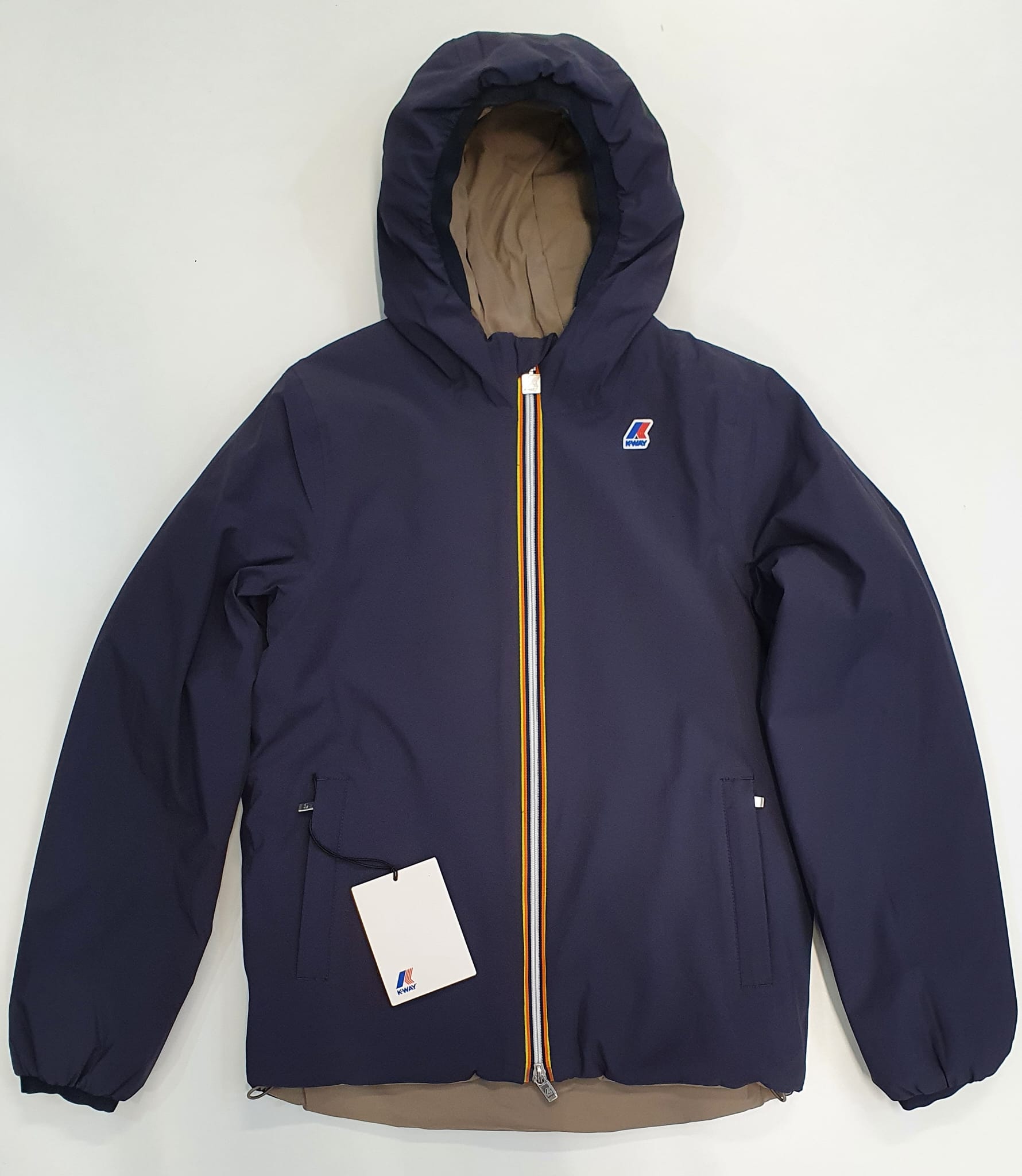 K-WAY JACK ST WARM DOUBLE BLUE DEPHT BEIGE TAUPE