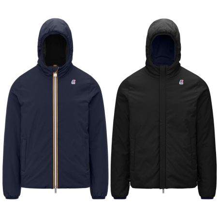 K-WAY JACQUES WARM REVERSIBLE BLU NERO