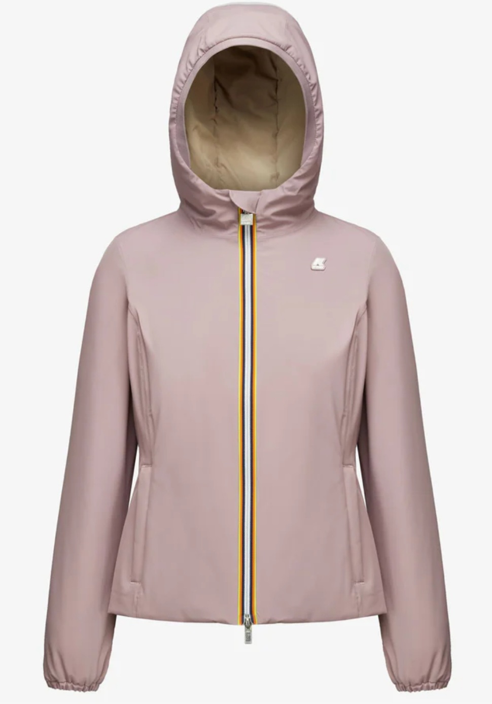 K WAY LILY ST WARM REVERSIBLE VIOLET D-BEIGE T