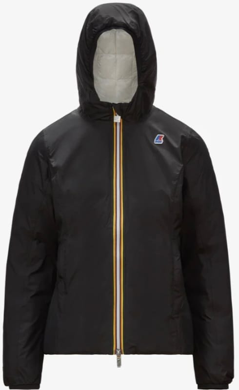 K WAY LILY THERMO PLUS 2 REVERSIBLE NERO BIANCO