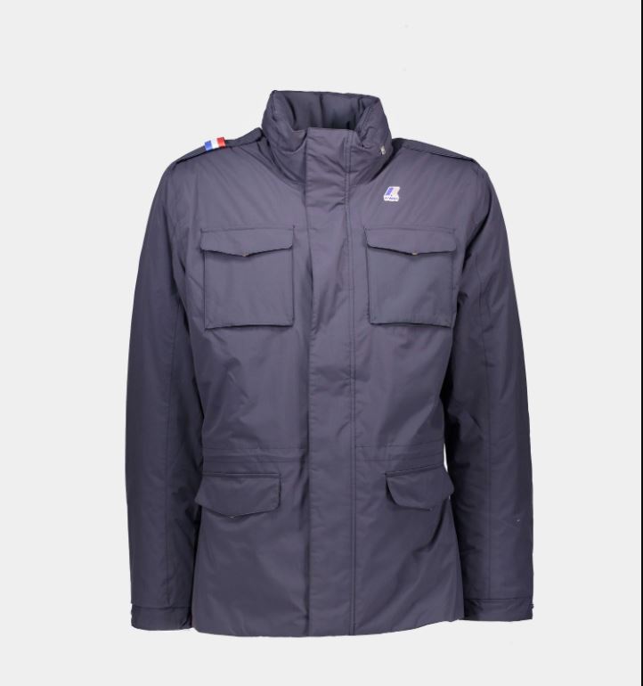 K WAY MANFIELD RIPSTOP MARMOTTA BLUE