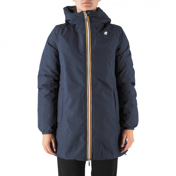 K WAY SOPHIE ST THERMO REVERSIBLE BLUE DEPHT BLACK PURE
