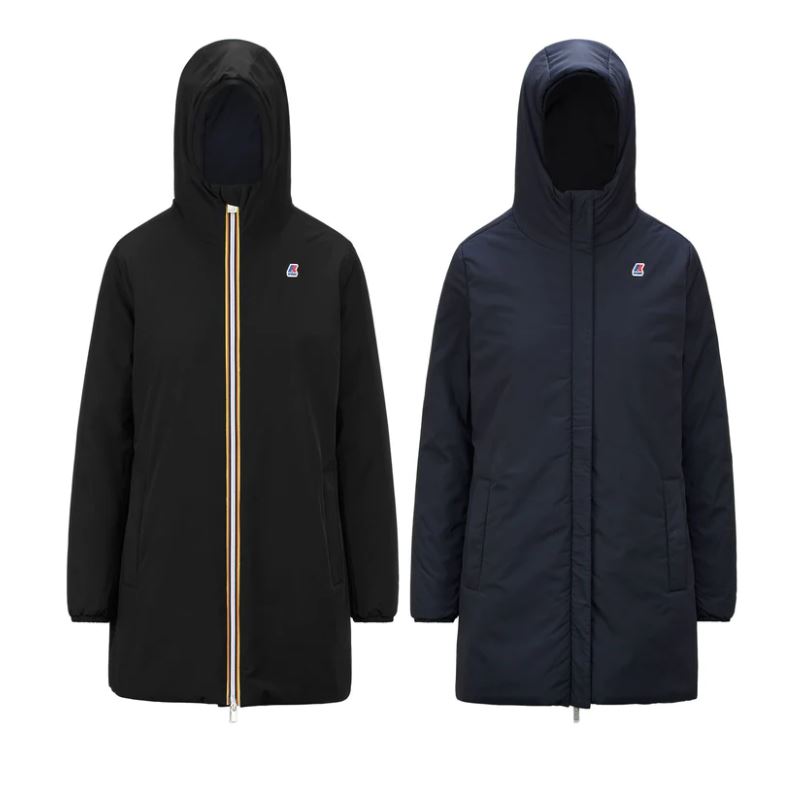 K-WAY SOPHIE WARM DOUBLE NERO BLU