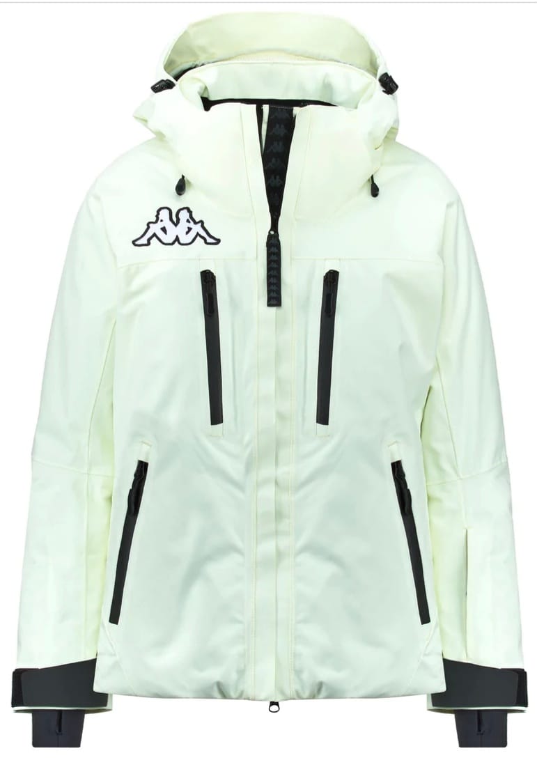 KAPPA GIACCA DONNA 6CENTO 612P BIANCA E NERA