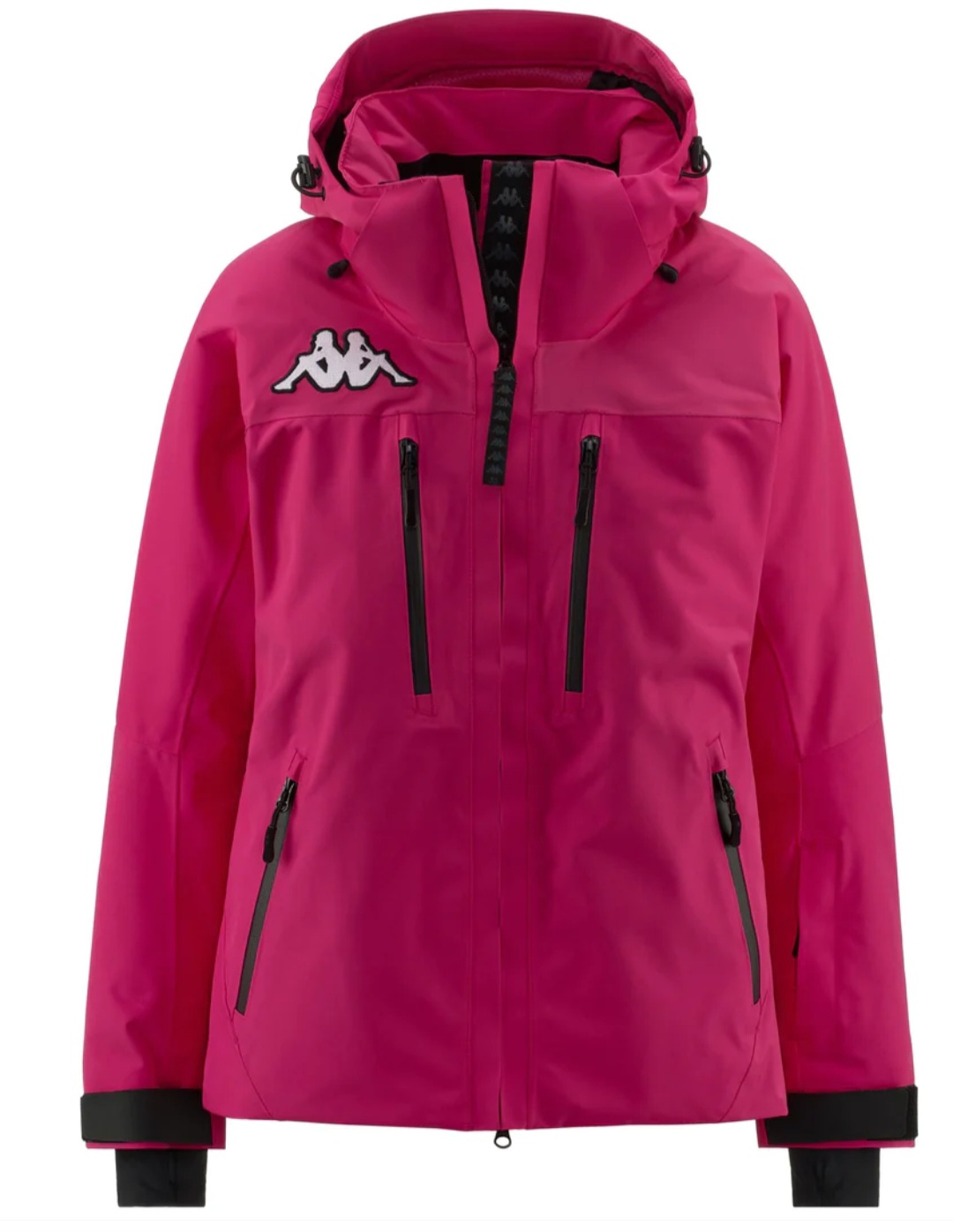 KAPPA GIACCA DONNA 6CENTO 612P FUCHSIA PURPLE-BLACK