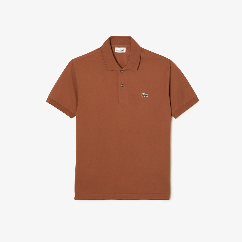 LACOSTE POLO ORIGINALE L.12.12 MARRONE CHIARO