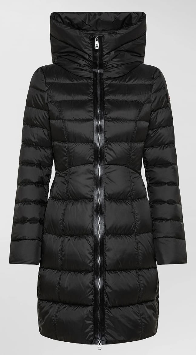 PEUTEREY PIUMINO DONNA SLIM IN POLIESTERE RECICLATO LEVARIA MQE NERO