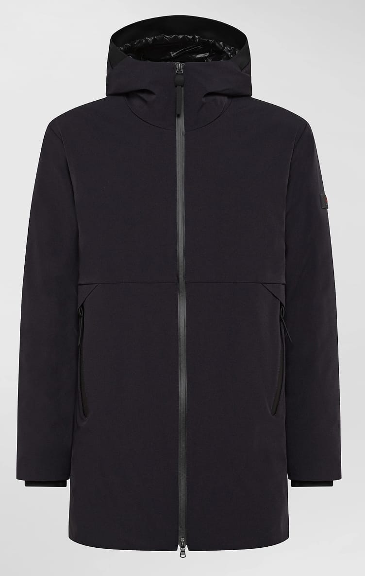 PEUTEREY TRENCH UOMO LISCIO IN PRIMALOFT MINIMAL E SOFISTICATO METIDE MD BLU GRAFITE