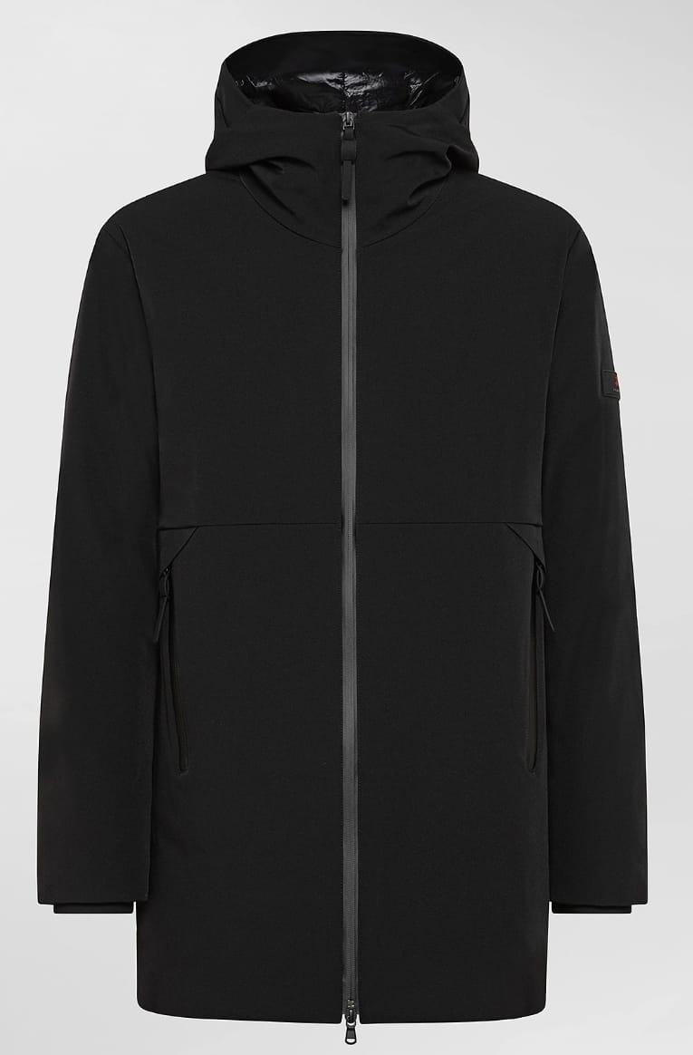 PEUTEREY TRENCH UOMO LISCIO IN PRIMALOFT MINIMAL E SOFISTICATO METIDE MD NERO