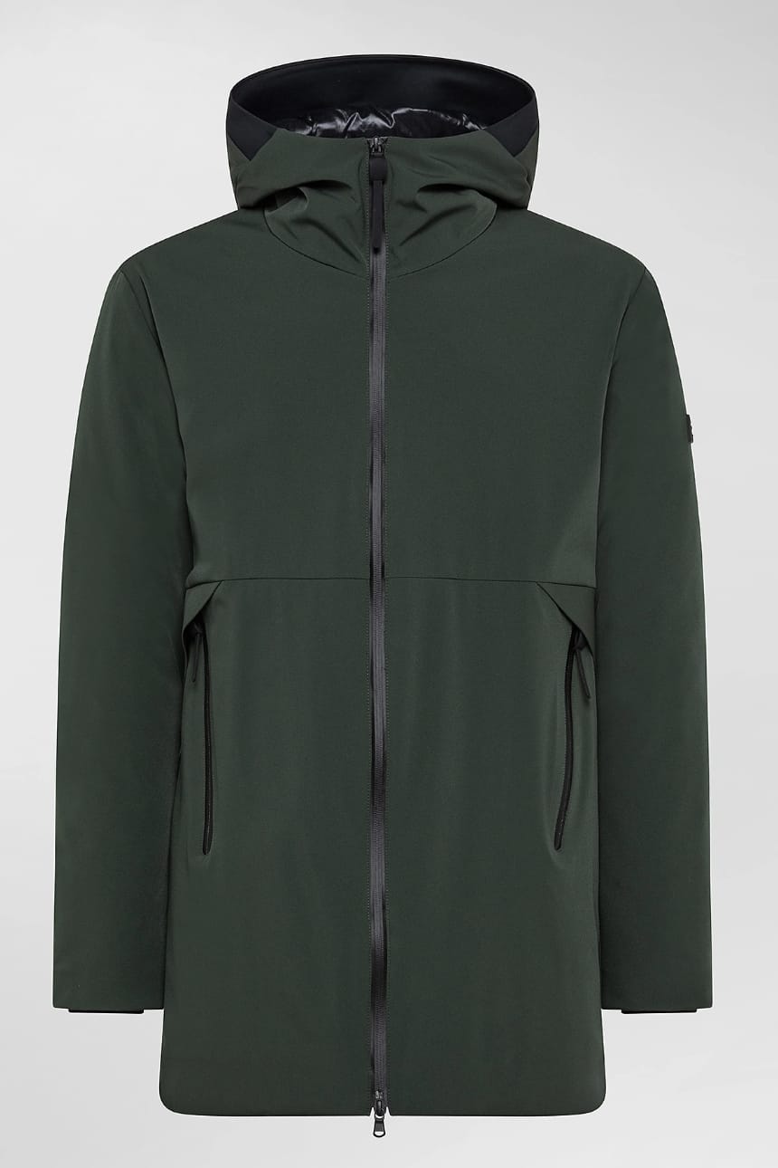 PEUTEREY TRENCH UOMO LISCIO IN PRIMALOFT MINIMAL E SOFISTICATO METIDE MD VERDE FORESTA