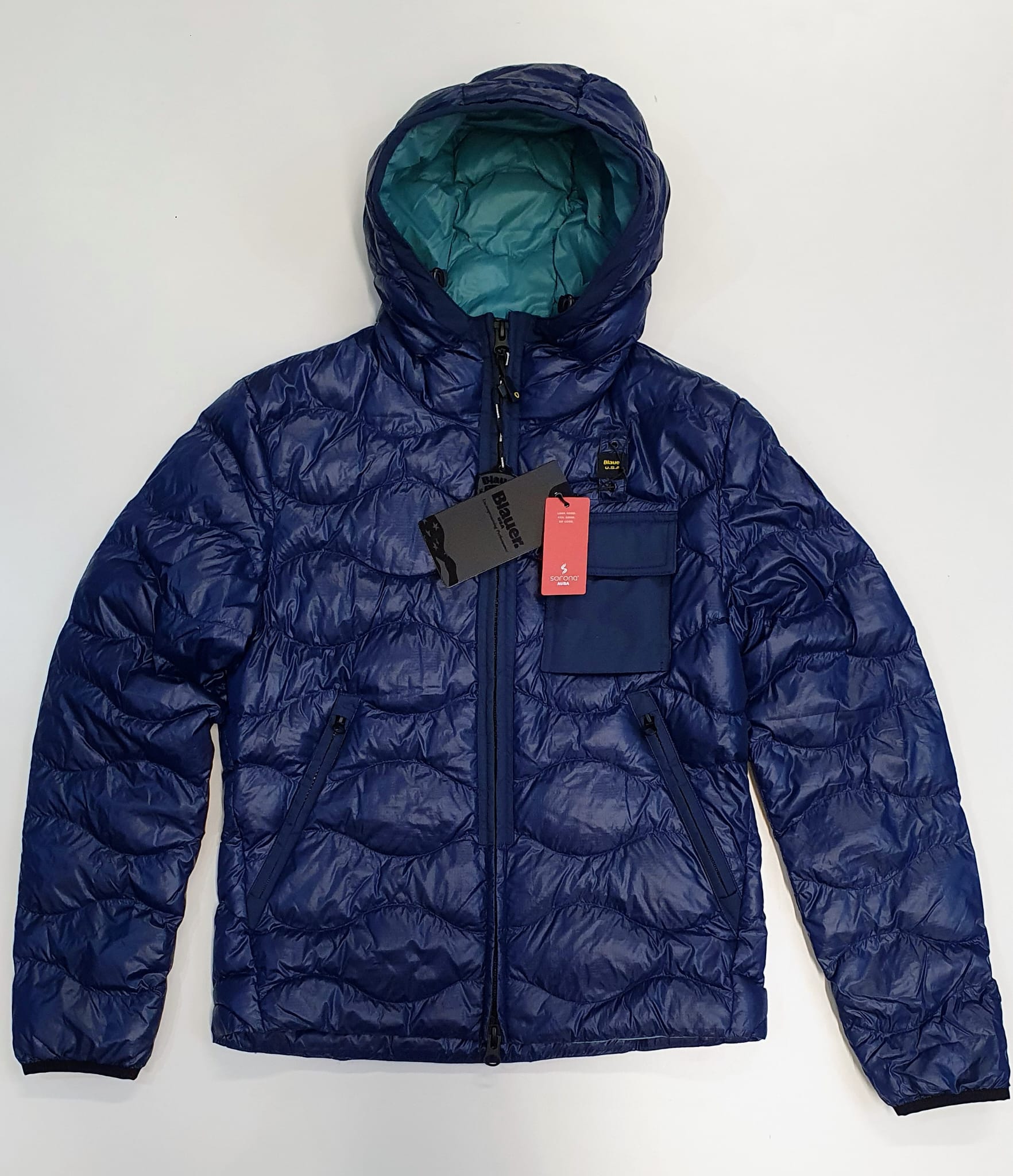 PIUMINO BLAUER A ONDE HUGH BLU IRIS