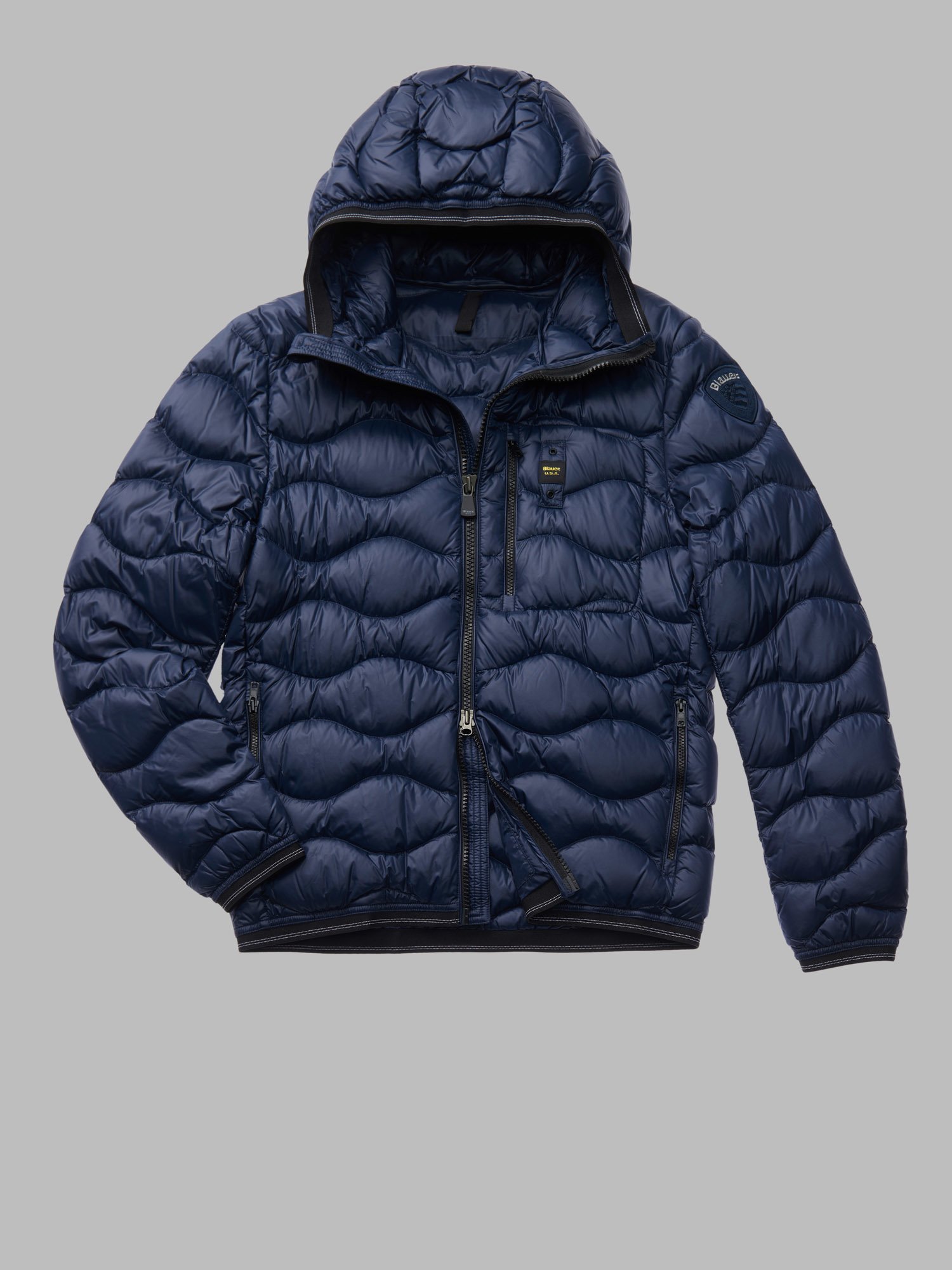 PIUMINO BLAUER LEGGERO AD ONDE TERENCE BLU