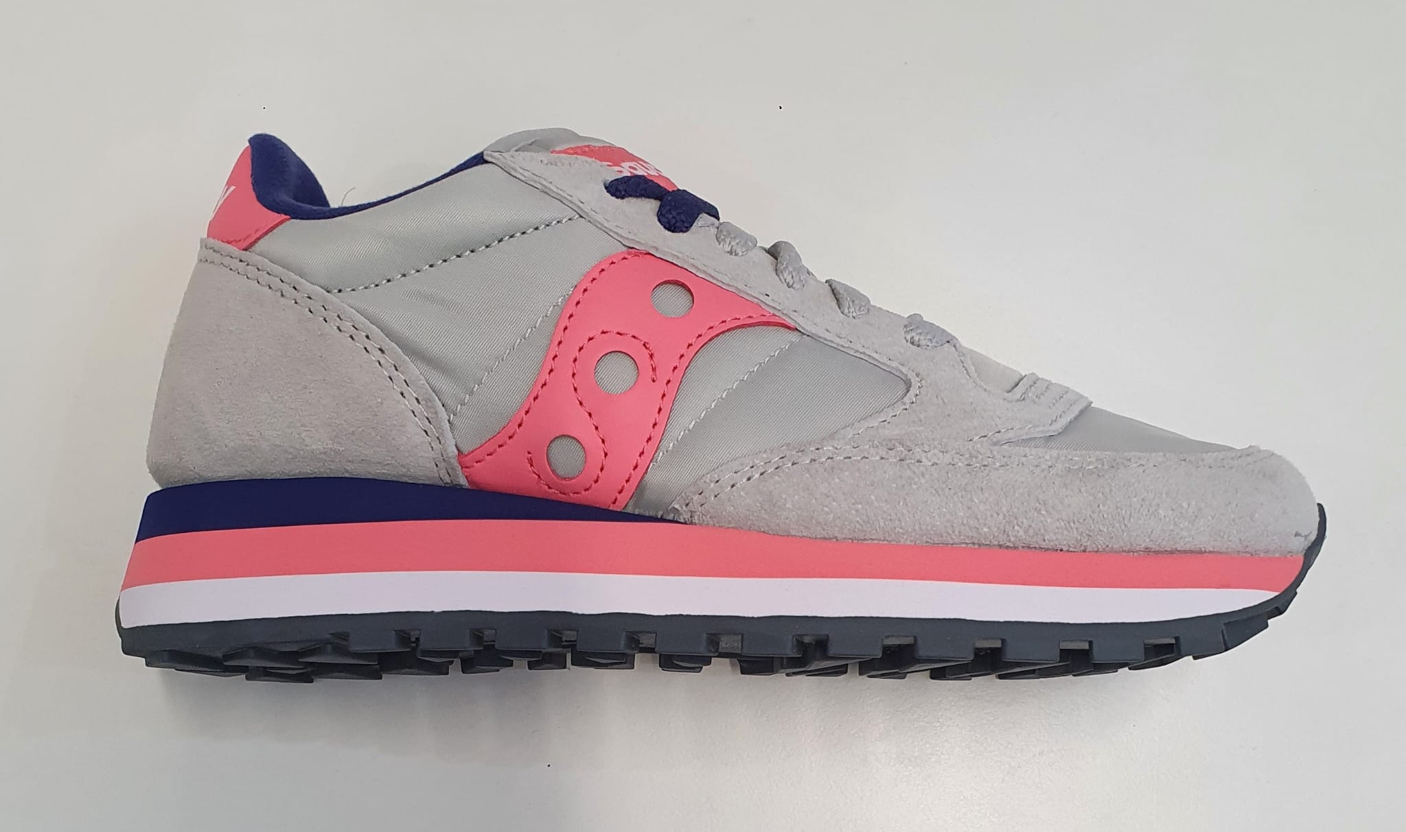 SAUCONY DONNA JAZZ TRIPLE GREY CORAL
