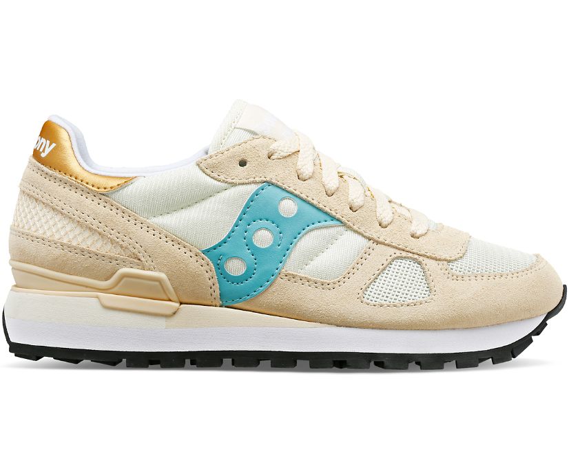 SAUCONY DONNA SHADOW ORIGINAL TAN TURQUOISE
