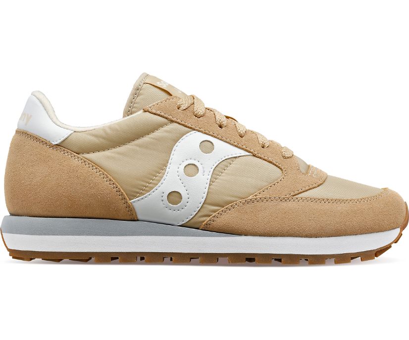 SAUCONY UOMO JAZZ ORIGINAL BEIGE WHITE