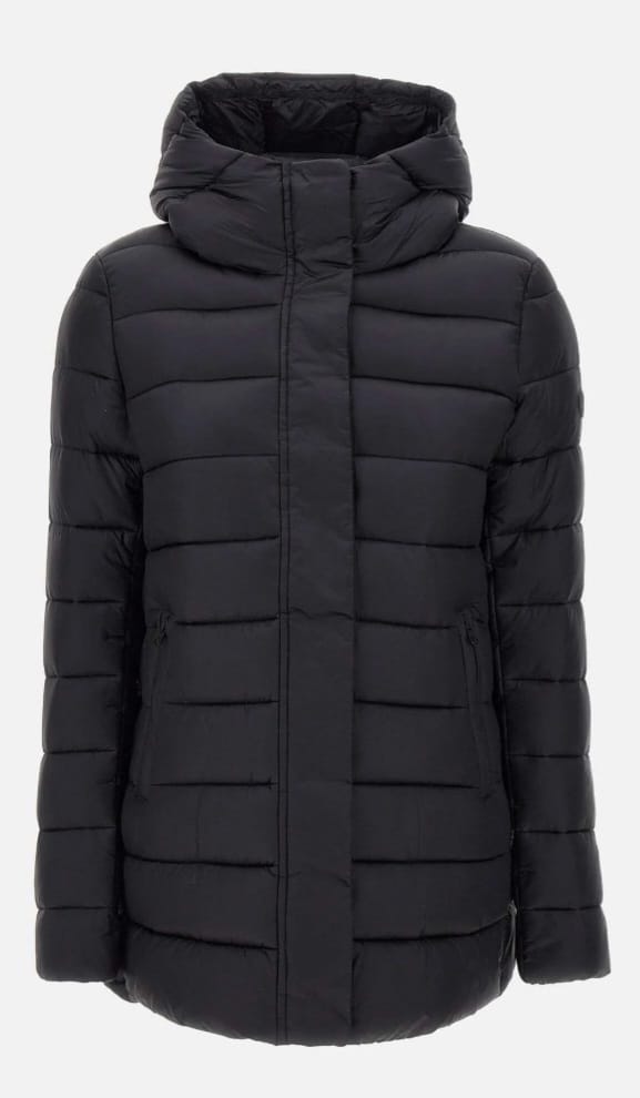 SAVE THE DUCK PIUMINO ANIMAL FREE DONNA DRIMIA NERO