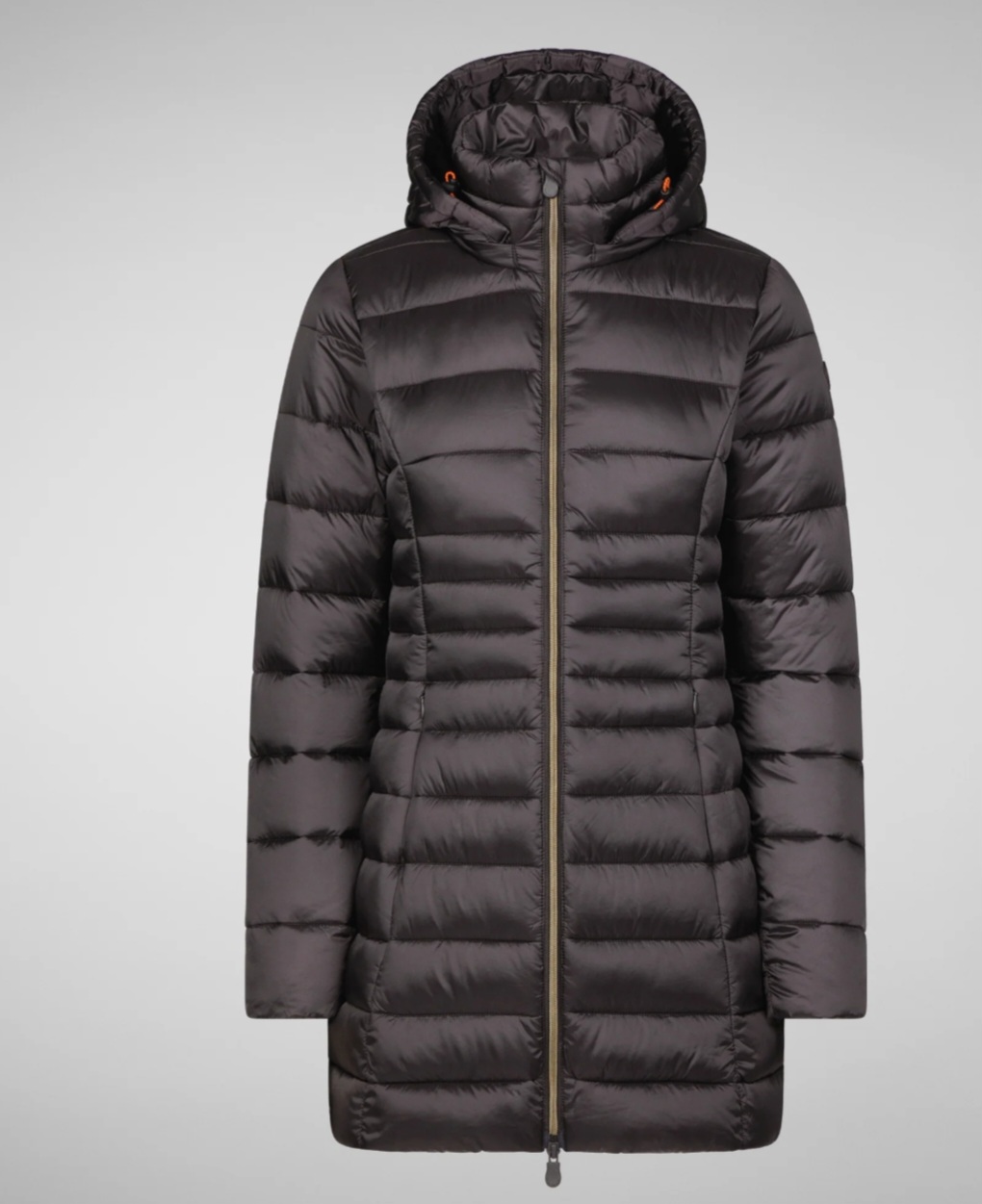 SAVE THE DUCK PIUMINO LUNGO ANIMAL FREE DONNA REESE BLACK