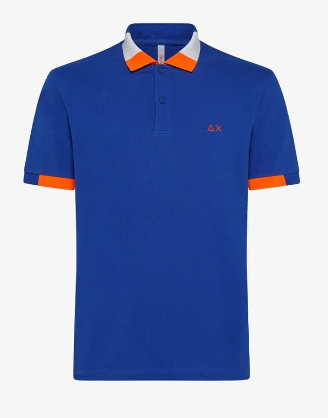 SUN 68 POLO UOMO FLUO MULTICOLOR EL ROYAL
