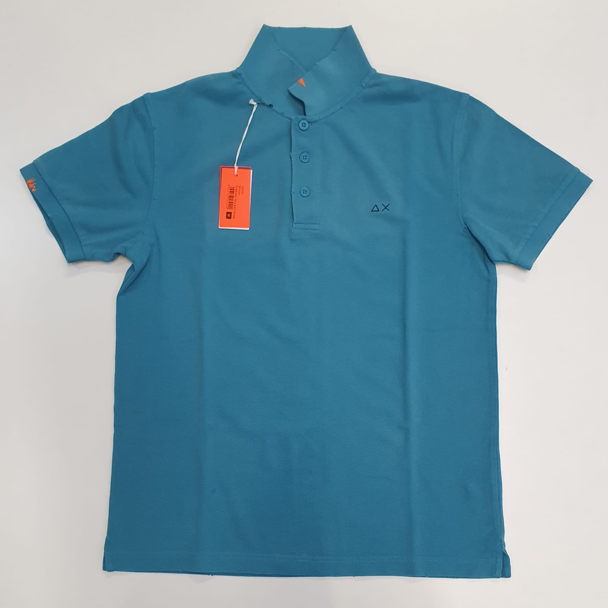 SUN 68 POLO UOMO SOLID VINTAGE AVIO