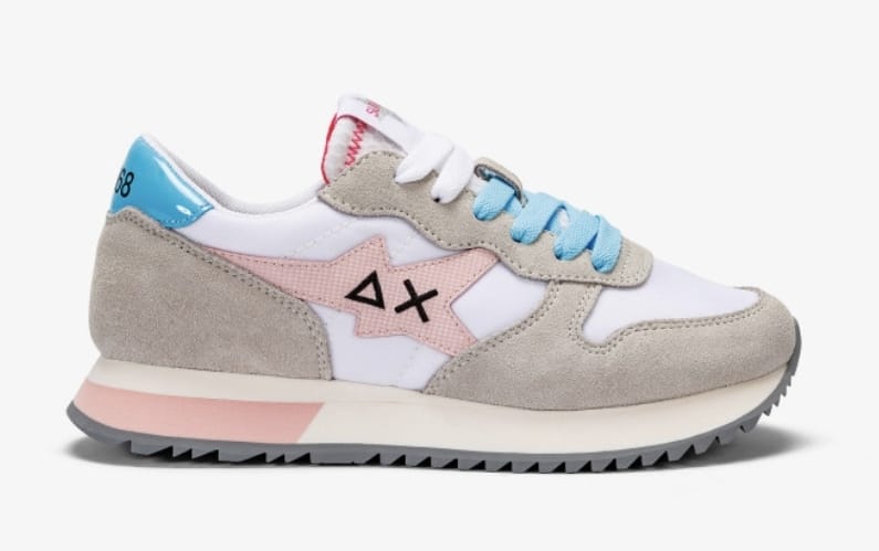 SUN 68 SNEAKERS DONNA STARGIRL SOLID BIANCO