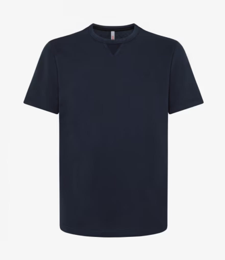 SUN 68 T SHIRT UOMO COLD DYE EL NAVY BLUE
