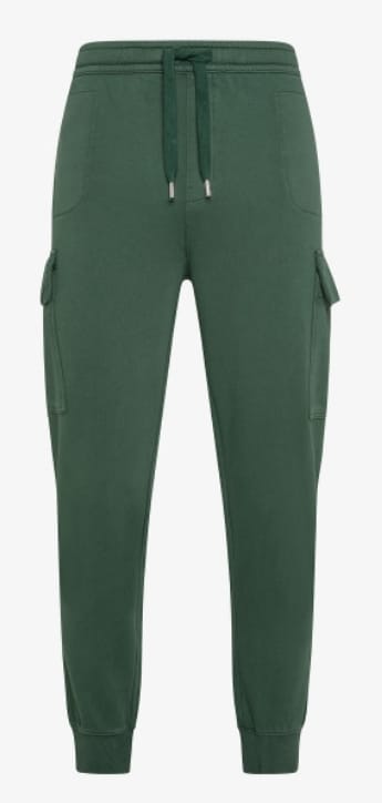 SUN68 CARGO PANT GARMENT DYE COTTON FL VERDE SCURO