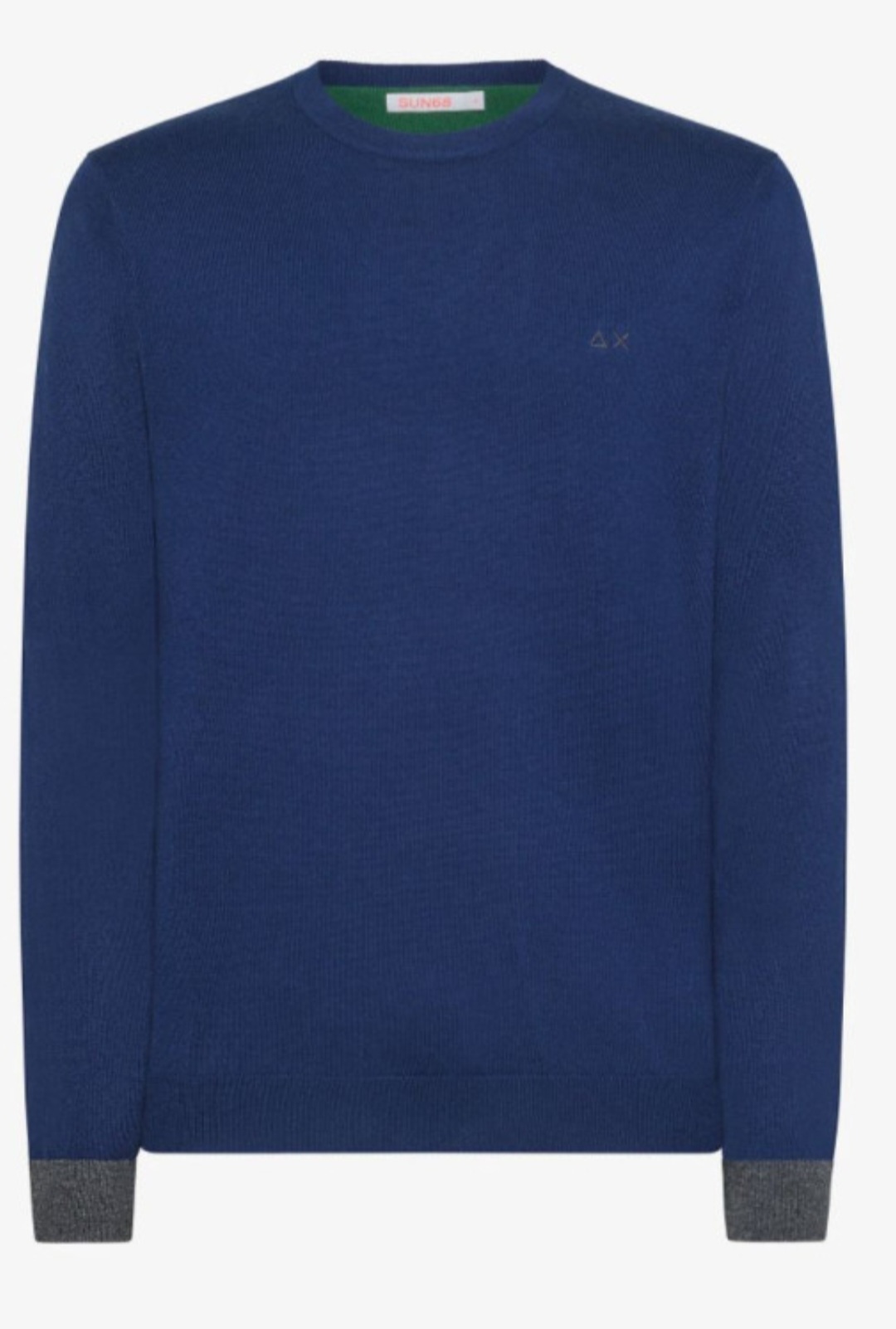 SUN68 ROUND ELBOW CONTRAST BLU PROFONDO