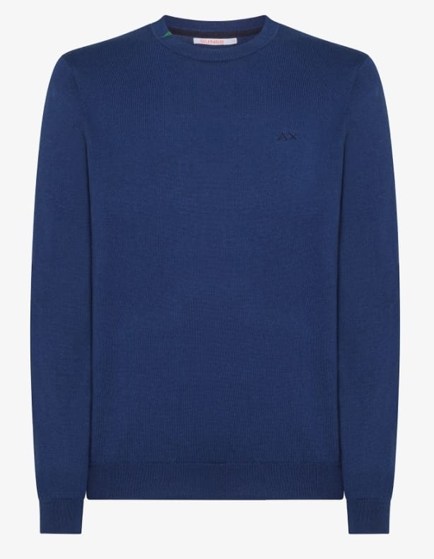 SUN68 ROUND SOLID BLUE PROFONDO