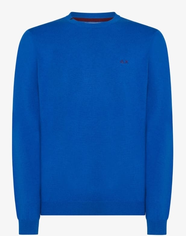 SUN68 ROUND SOLID BLUE