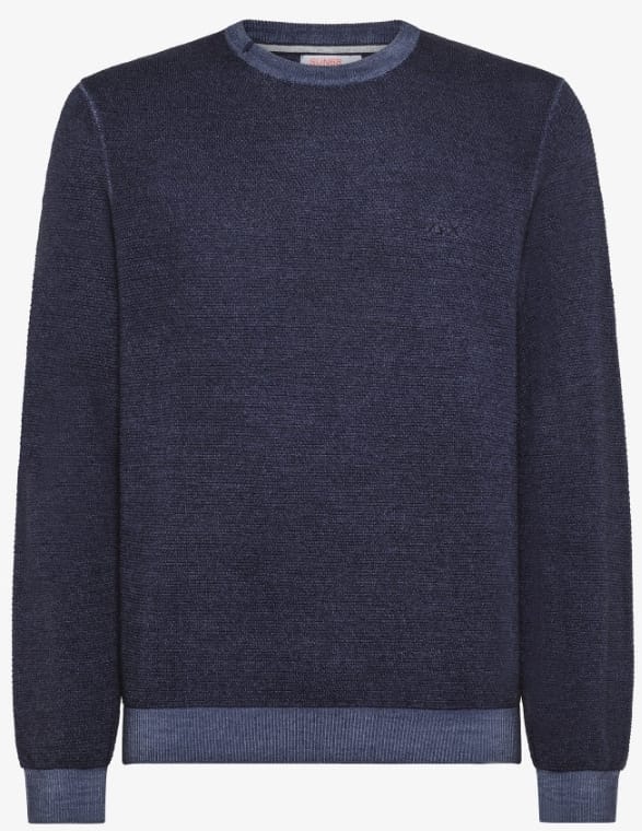 SUN68 ROUND VINTAGE NAVY BLUE
