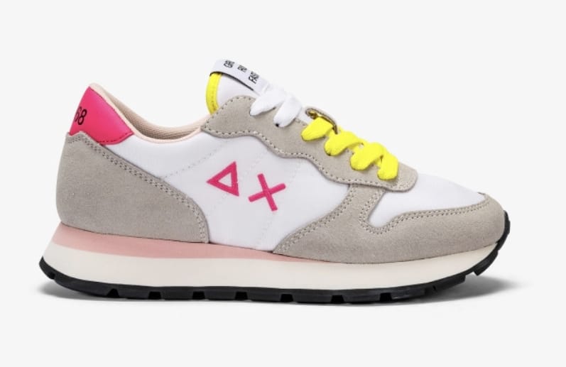 SUN68 SNEAKERS DONNA ALLY SOLID NYLON BIANCO