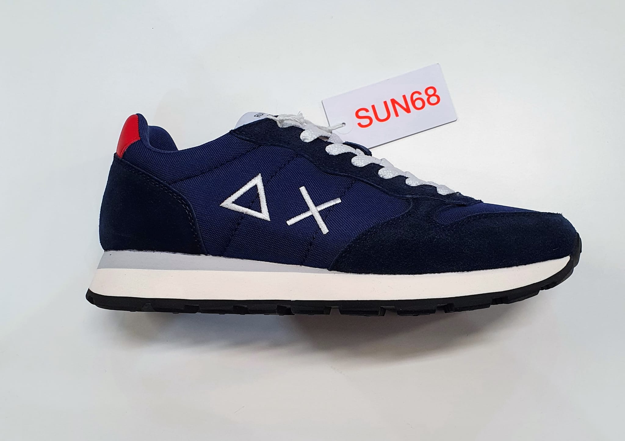 SUN68 SNEAKERS UOMO TOM SOLID NYLON NAVY BLUE