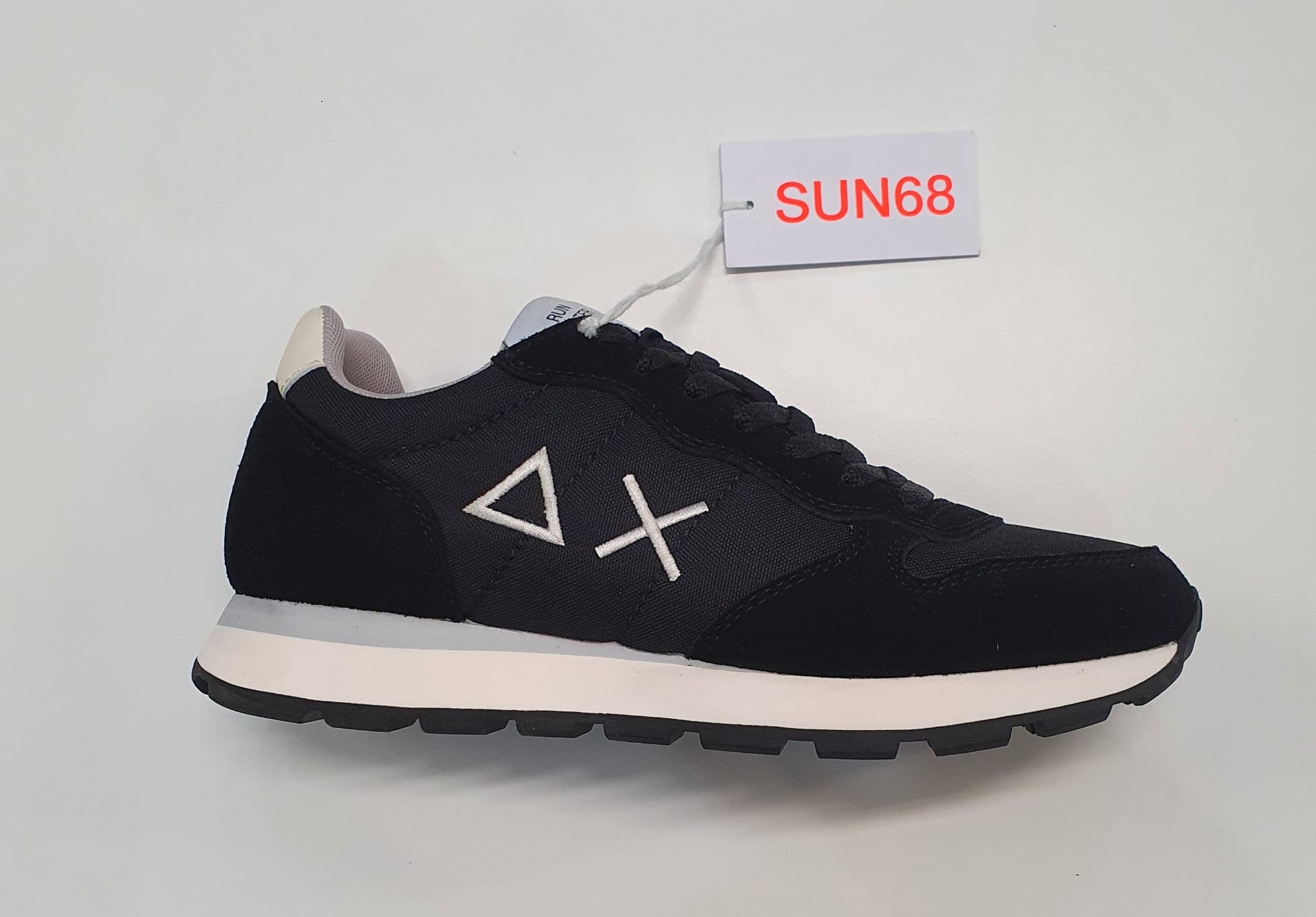 SUN68 SNEAKERS UOMO TOM SOLID NYLON NERO