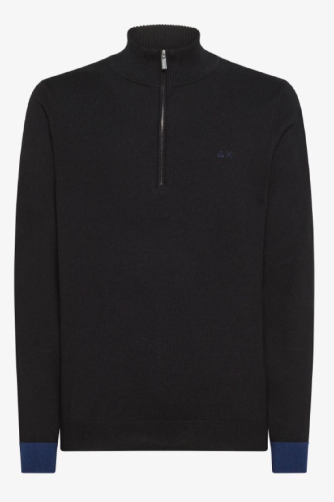 SUN68 ZIP STRIPES ON CUFFS NERO