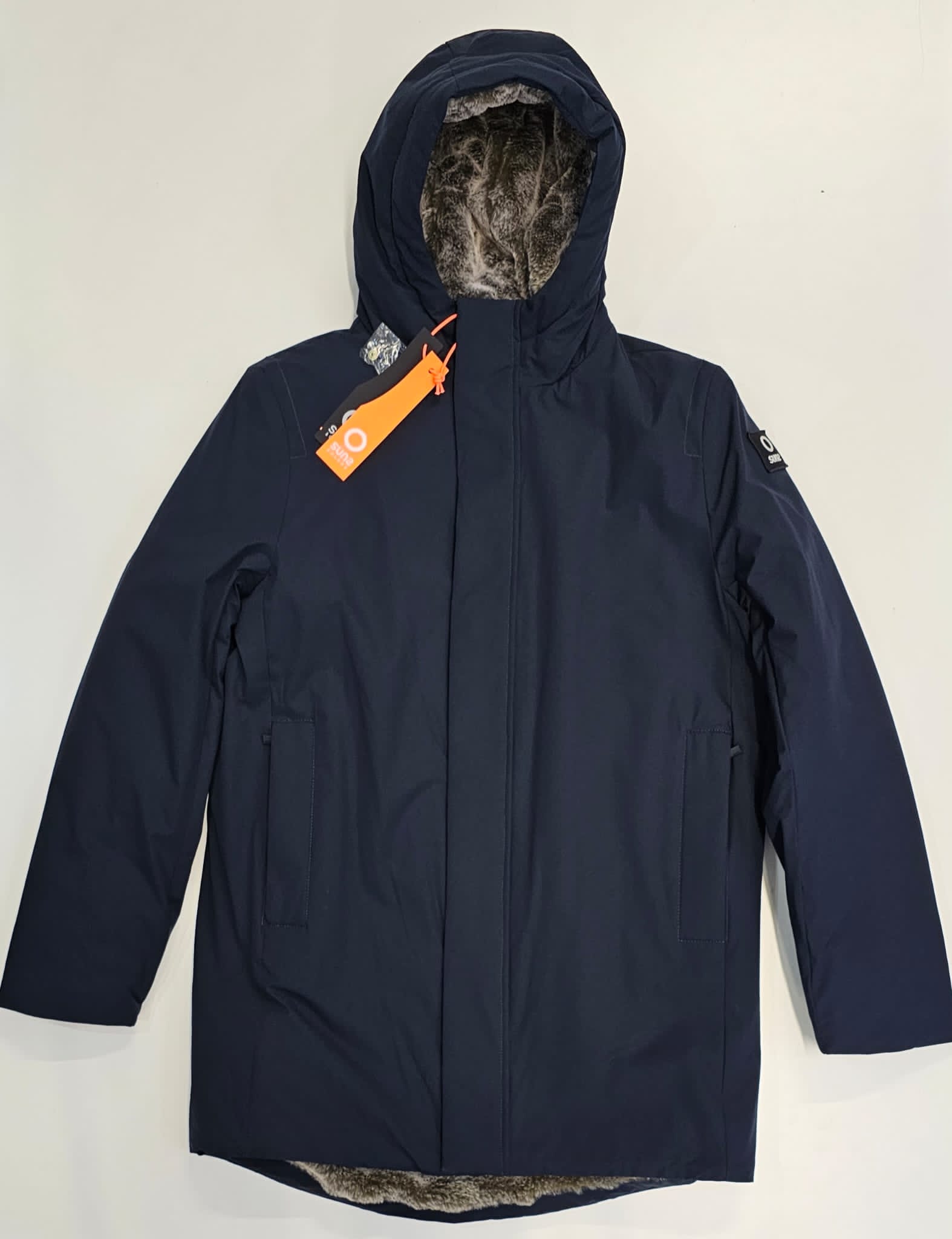 SUNS BOARDS GIUBBINO UOMO GRANSASSO FUR BLUE NAVY