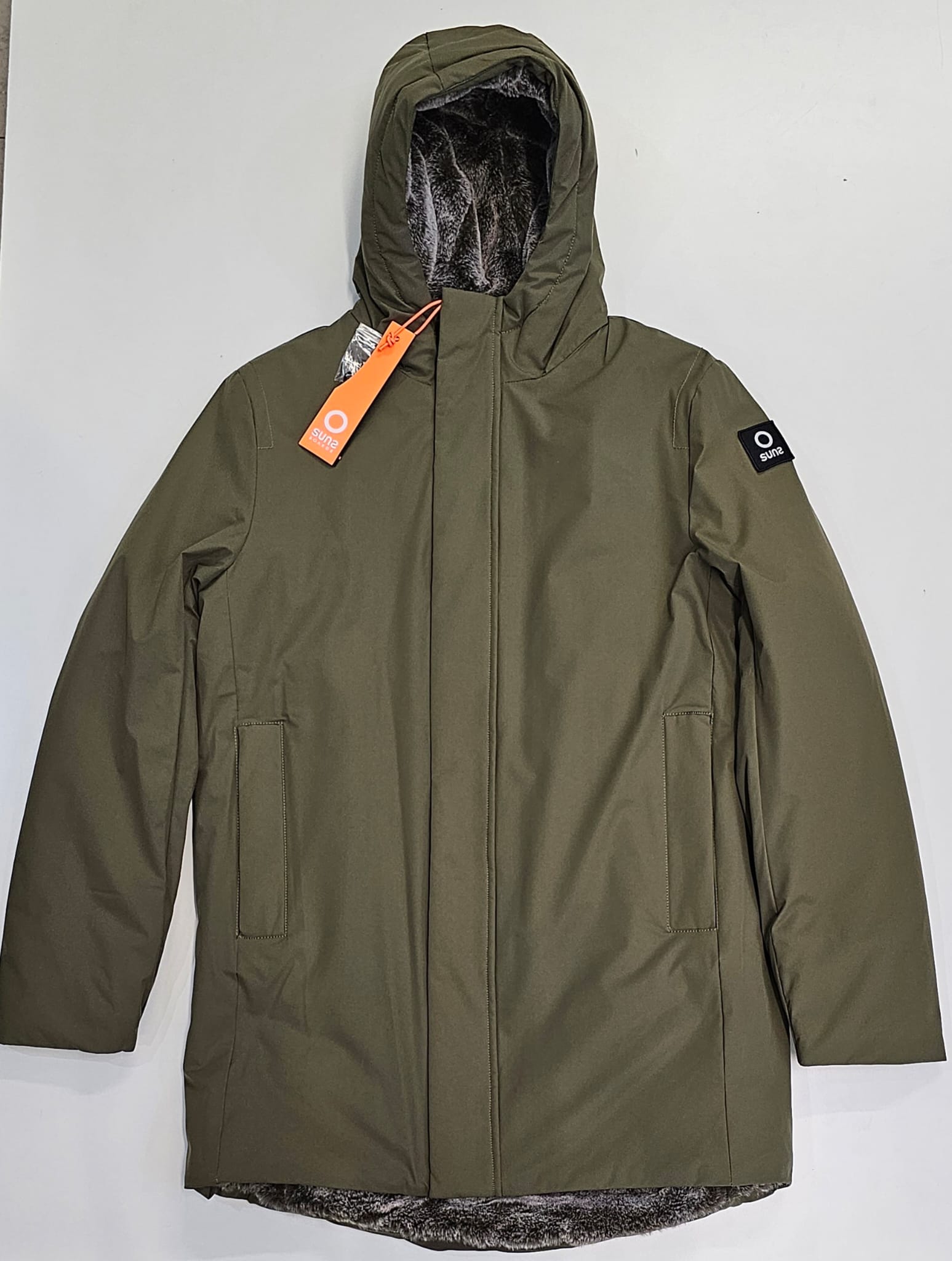 SUNS BOARDS GIUBBINO UOMO GRANSASSO FUR OLIVE