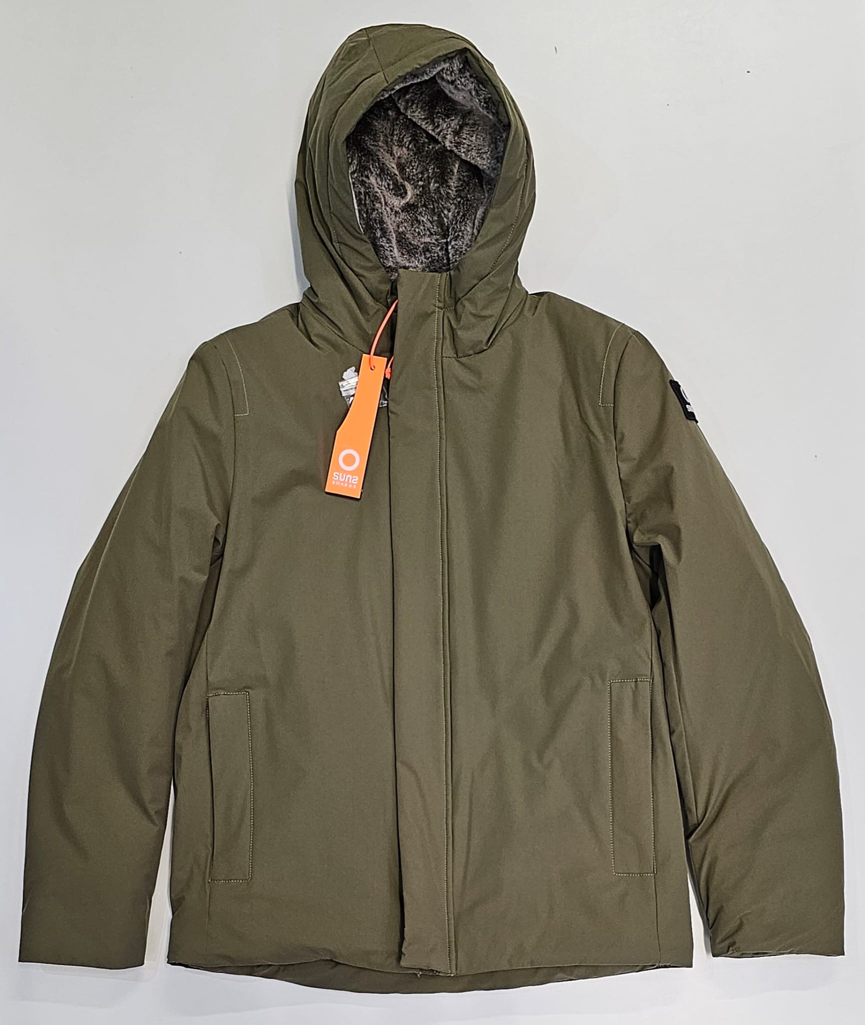 SUNS BOARDS GIUBBINO UOMO MONTEBIANCO FUR OLIVE